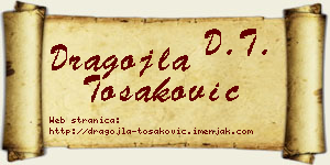 Dragojla Tošaković vizit kartica
